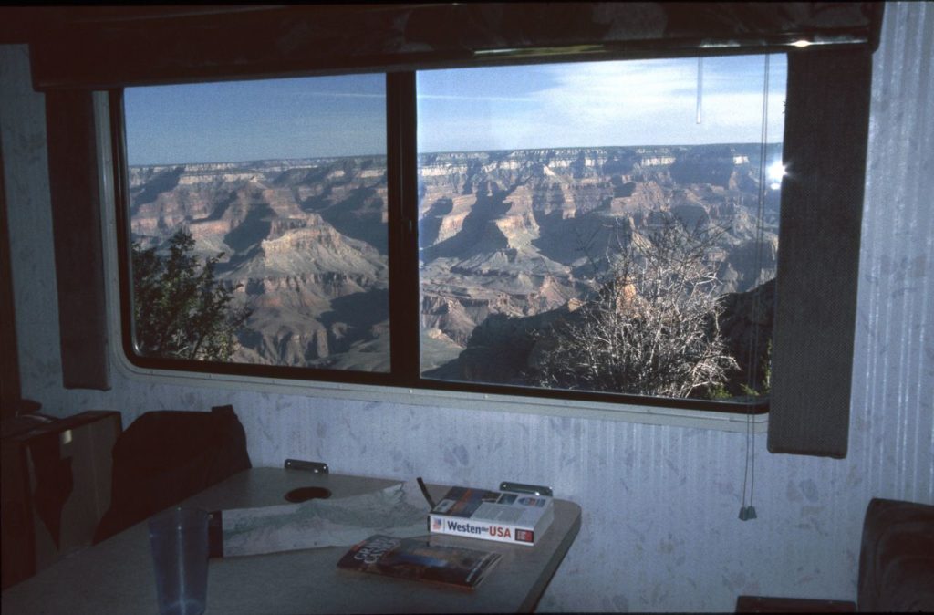 Grand Canyon, ein Teilstück vom Arizona Trail, vom Wohnmobil aus