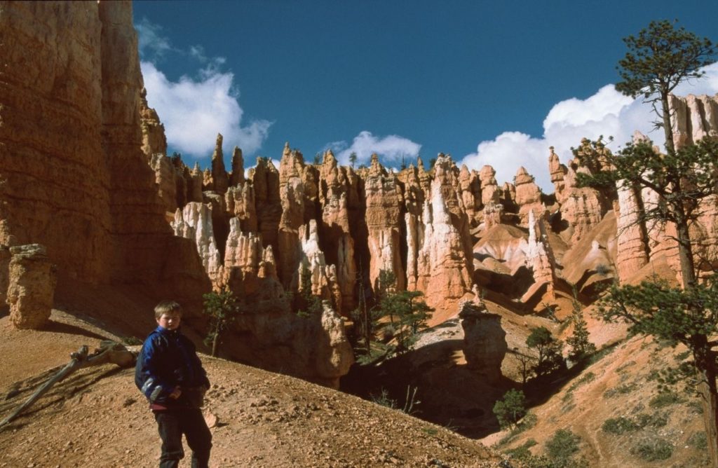 Zukünftiger Arizona Trail Wanderer vorm Bryce Canyon